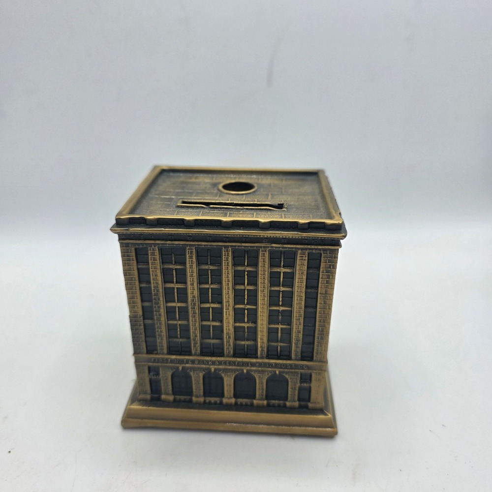 AC Rehberger 1996 First Central Building Bank Wisconsin Trust Co Bronze Tone